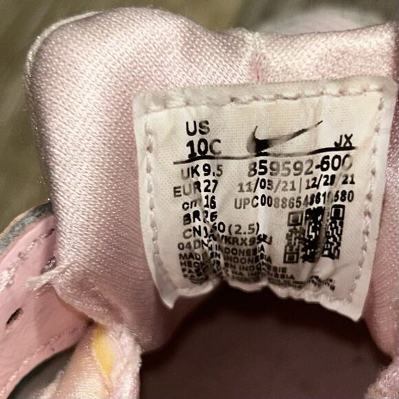 Nike Huarache Run Toddler Youth US Size 10C Prism Pink 859592-600 Sneaker Shoes - Picture 11 of 11